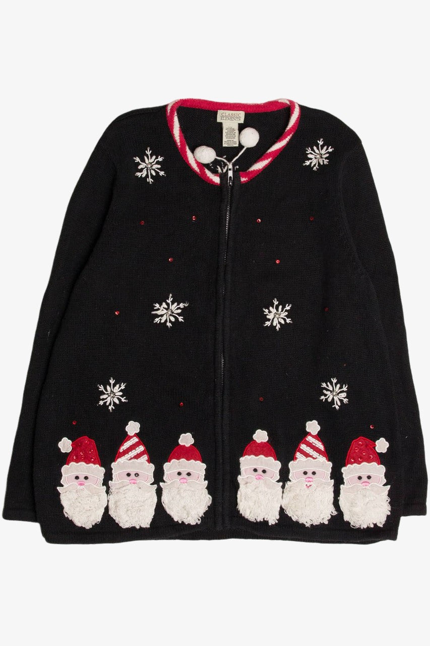 Black Ugly Christmas Cardigan 57845