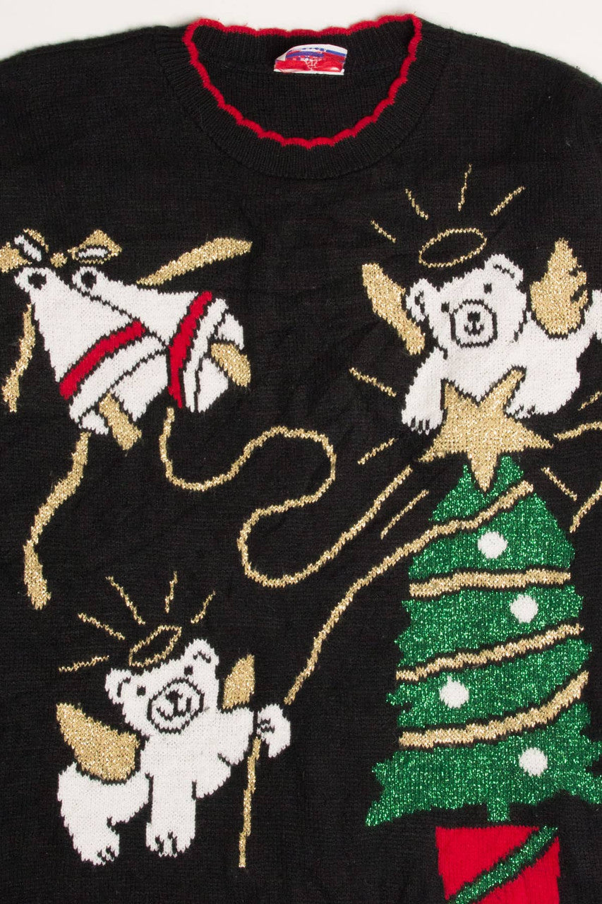 Black Ugly Christmas Pullover 57859