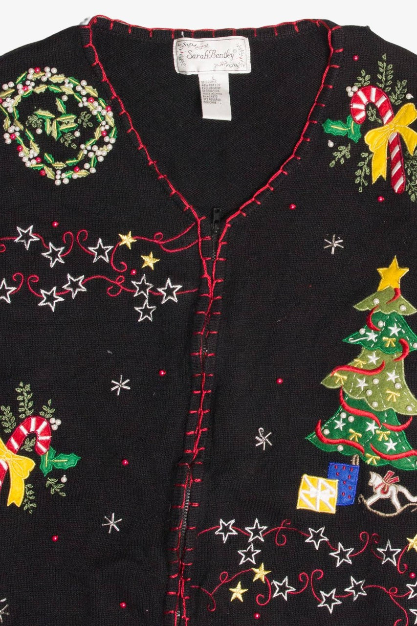 Black Ugly Christmas Cardigan 57864