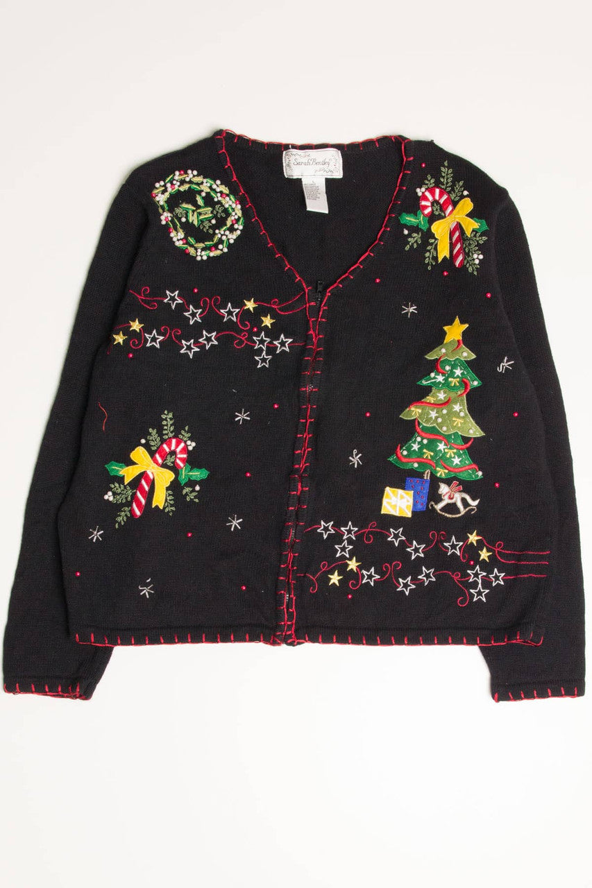 Black Ugly Christmas Cardigan 57864