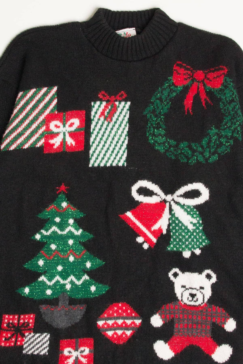 Black Ugly Christmas Pullover 57897