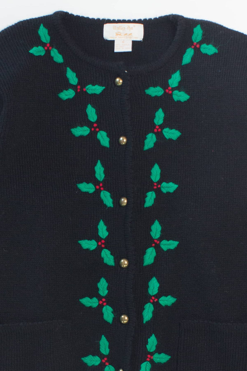 Black Ugly Christmas Cardigan 57933