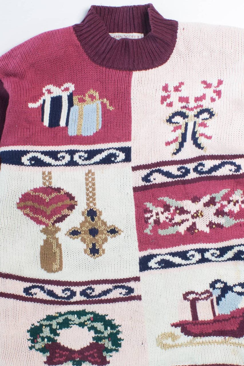Karen Scott Ugly Christmas Pullover 58000