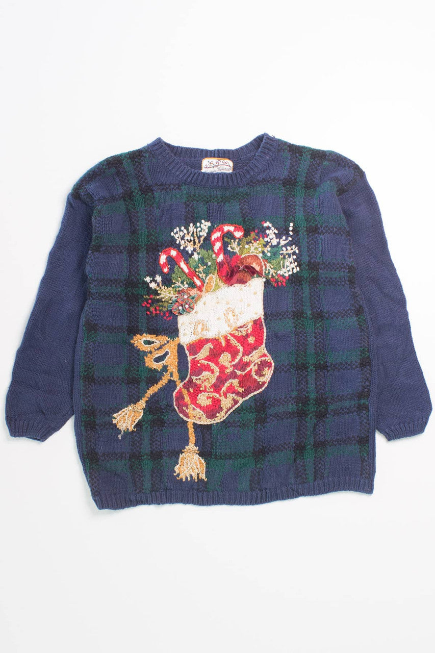 Blue Ugly Christmas Pullover 58003