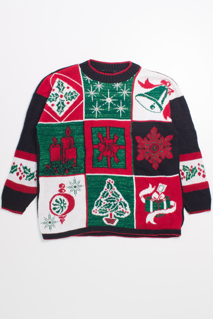 Multicolor Ugly Christmas Pullover 58033