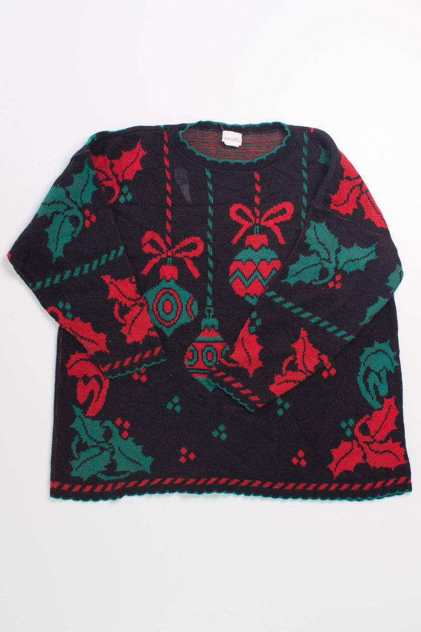 Black Ugly Christmas Pullover 58036