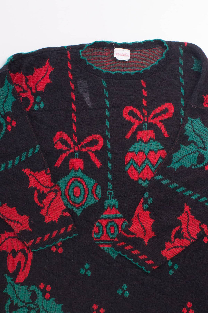 Black Ugly Christmas Pullover 58036