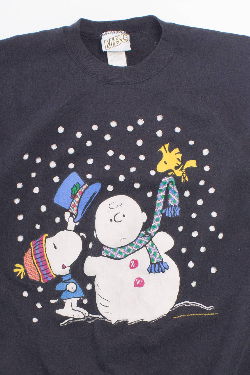 Charlie Brown Snowman Vintage Sweatshirt
