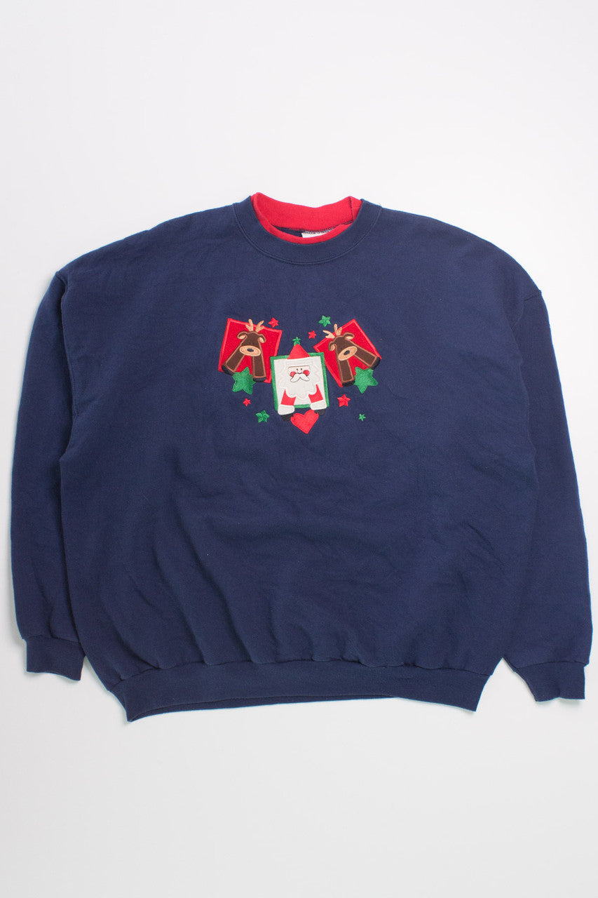 Blue Ugly Christmas Sweatshirt 58217