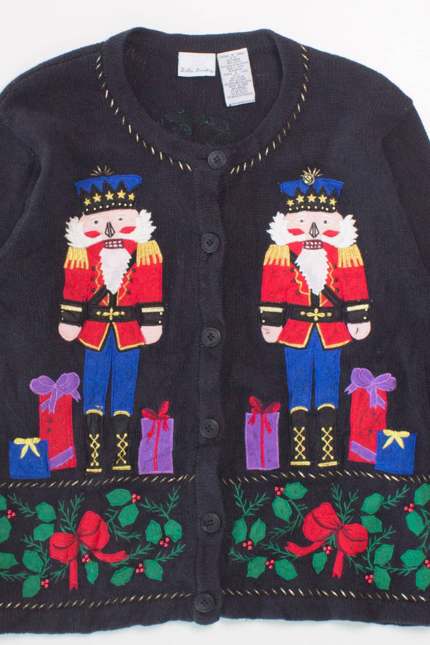 Black Ugly Christmas Cardigan 58307