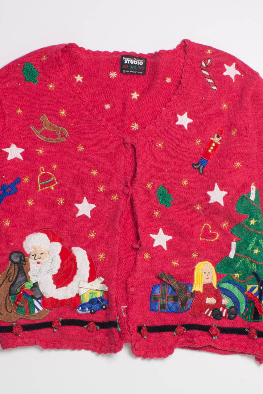 Red Ugly Christmas Cardigan 58335