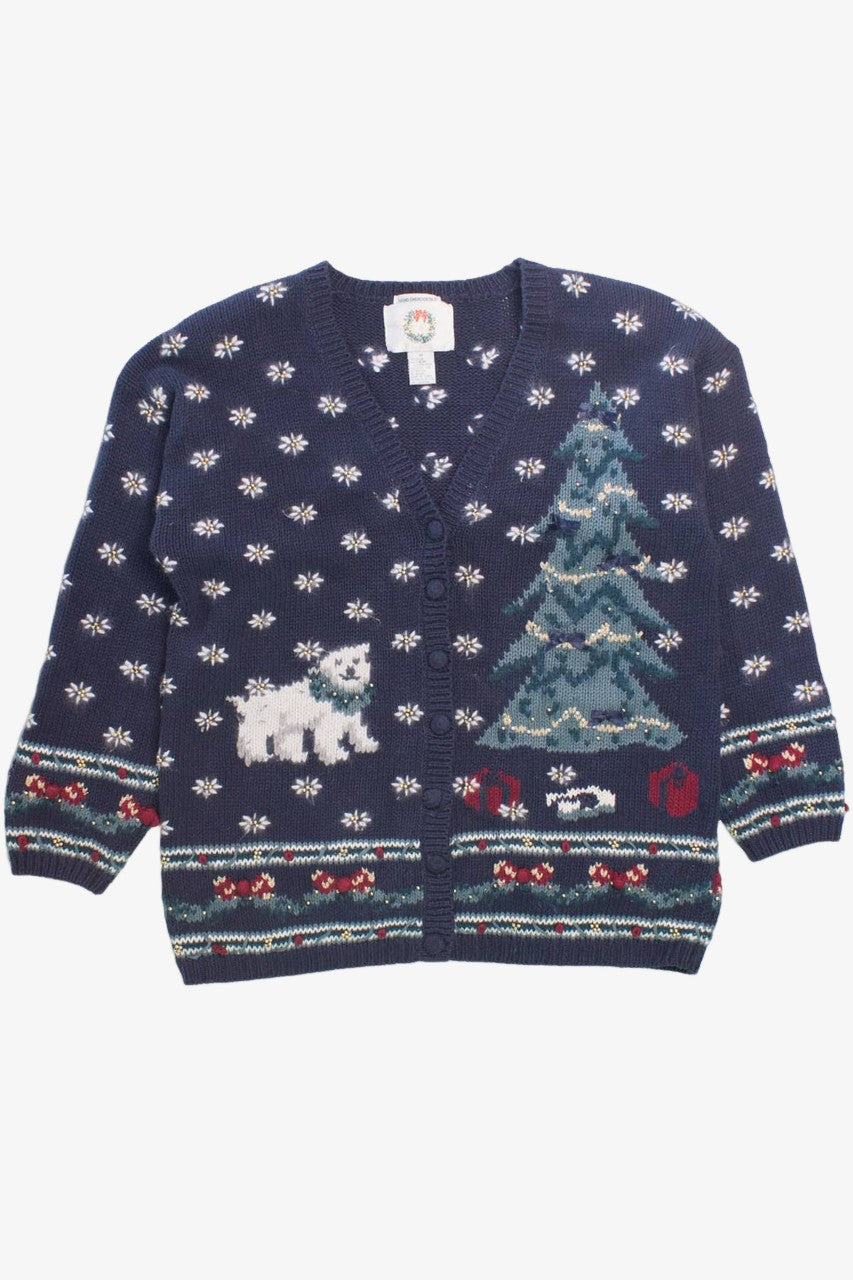 Blue Ugly Christmas Cardigan 58356
