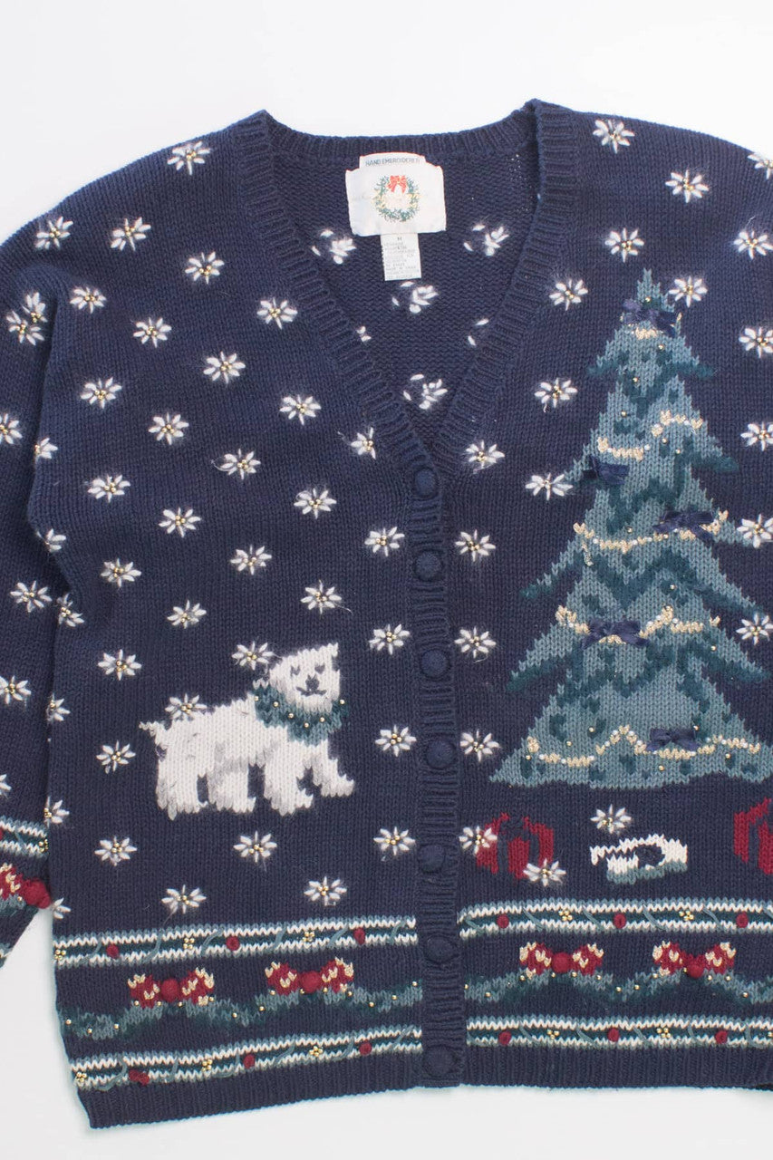 Blue Ugly Christmas Cardigan 58356