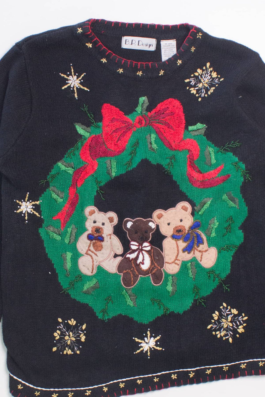 Black Ugly Christmas Pullover 58365