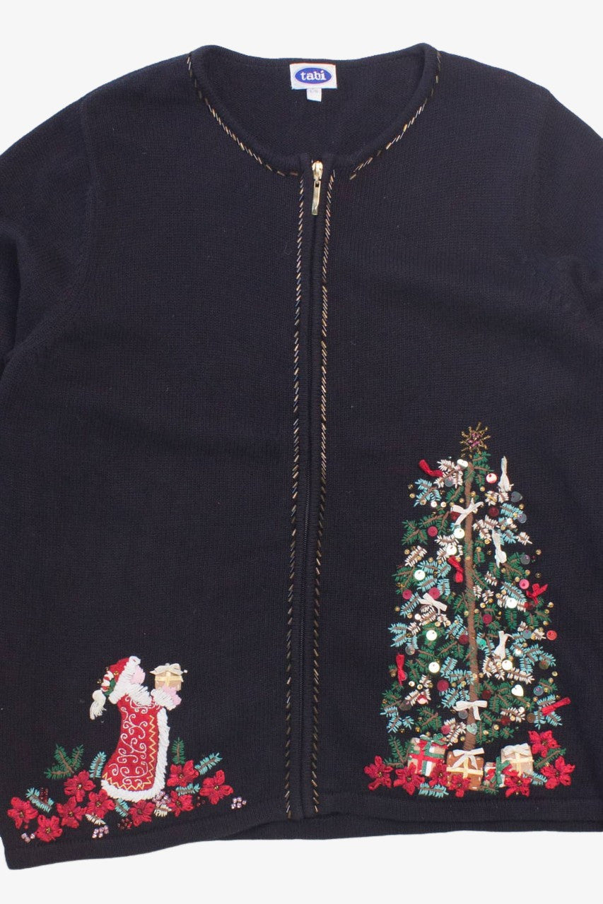 Black Ugly Christmas Cardigan 58372