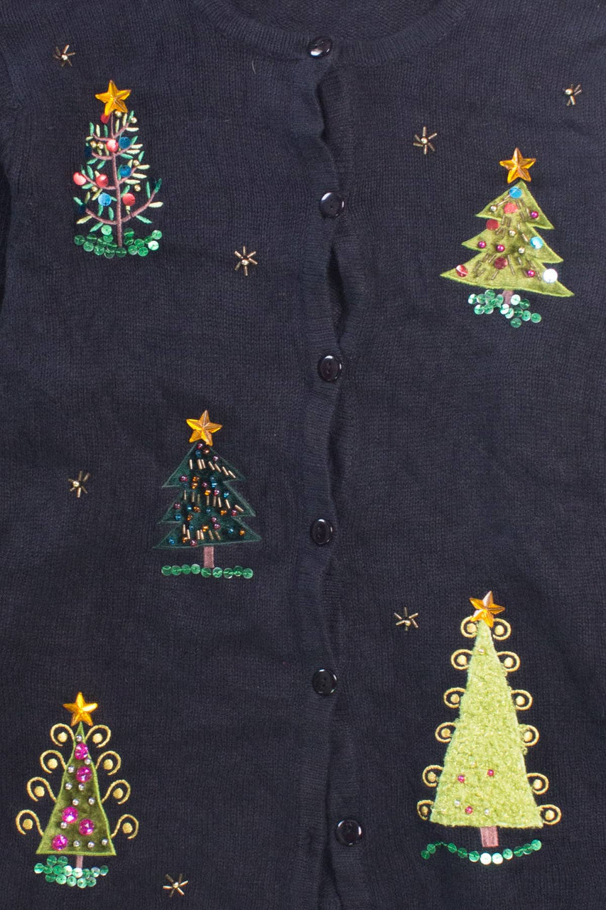 Black Ugly Christmas Cardigan 58387