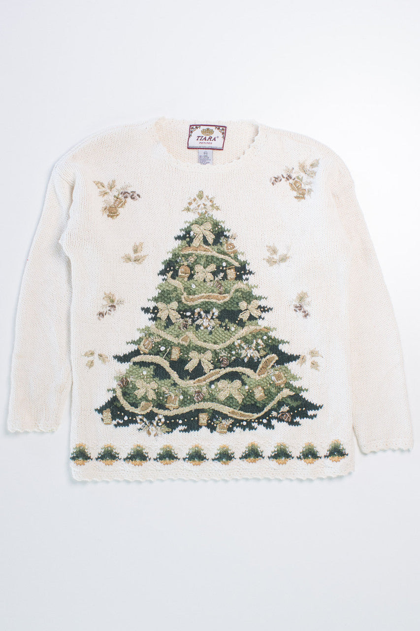White Ugly Christmas Pullover 58431