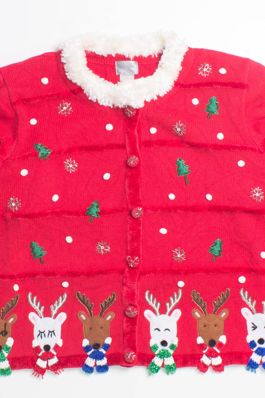 Red Ugly Christmas Cardigan 58473