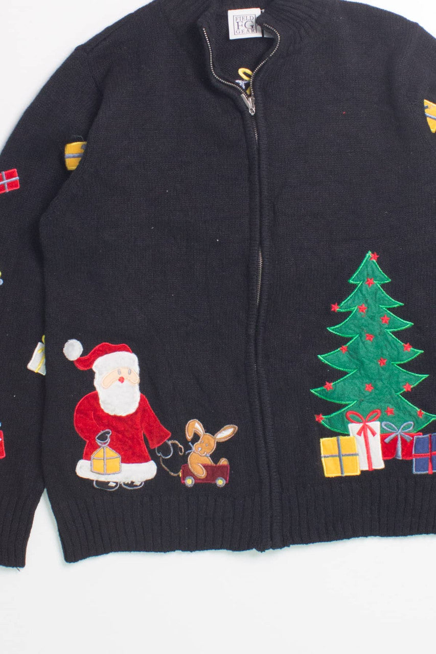 Black Ugly Christmas Cardigan 58491