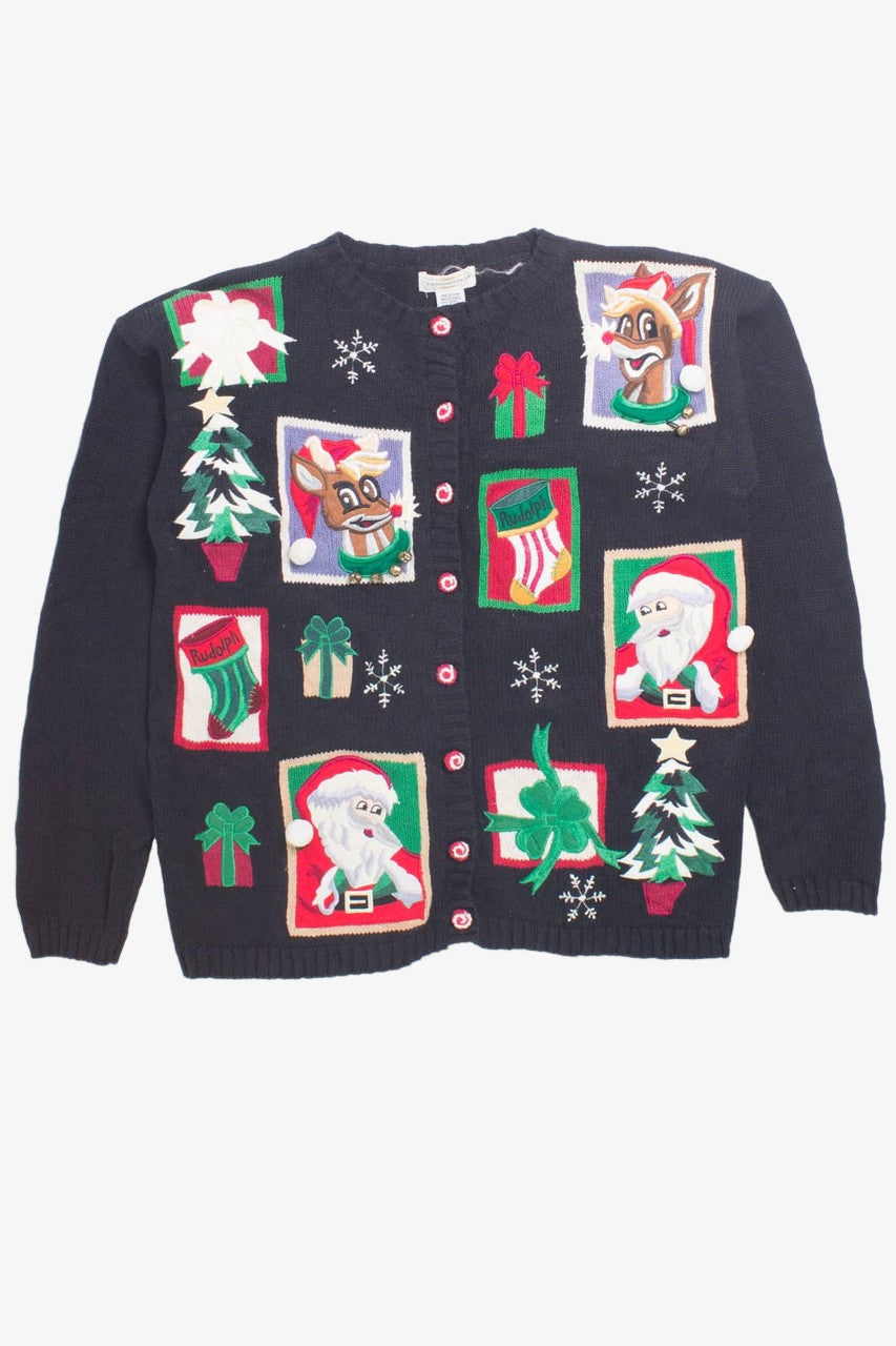 Black Ugly Christmas Cardigan 58510