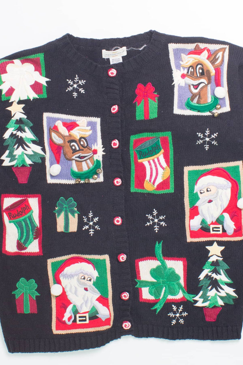 Black Ugly Christmas Cardigan 58510