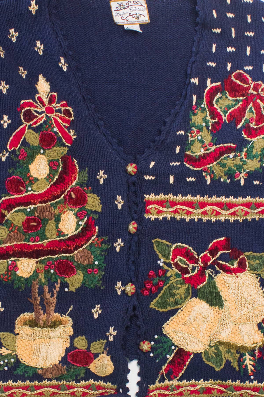 Blue Ugly Christmas Cardigan 58539