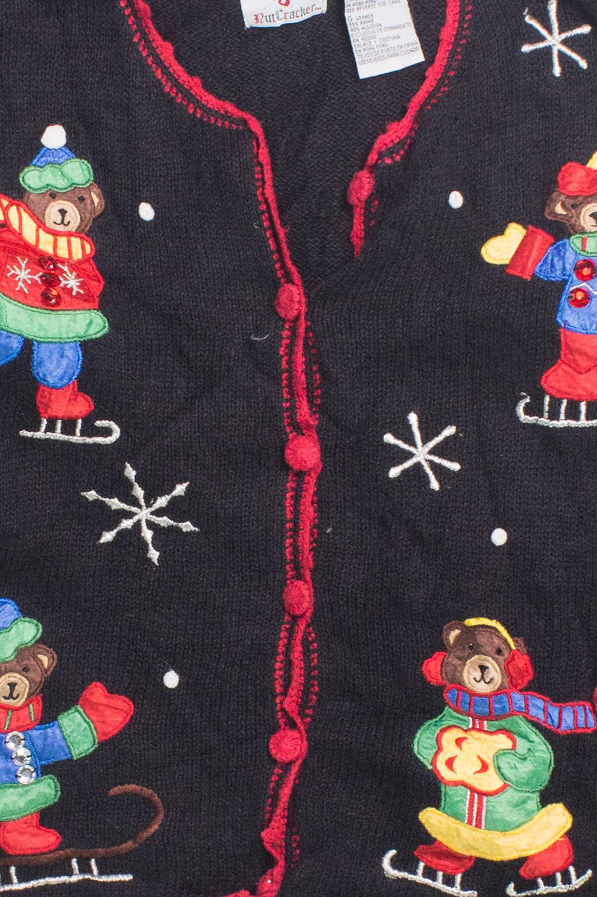 Black Ugly Christmas Cardigan 58550
