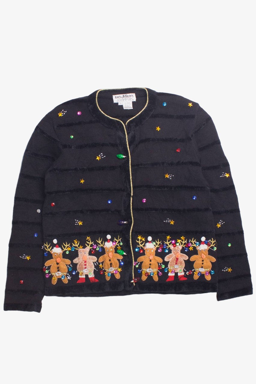 Black Ugly Christmas Cardigan 58570