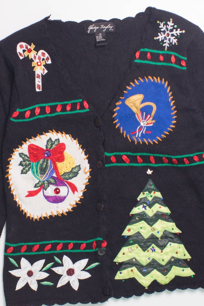 Black Ugly Christmas Cardigan 58574