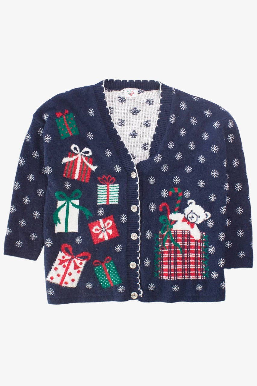 Blue Ugly Christmas Cardigan 58580