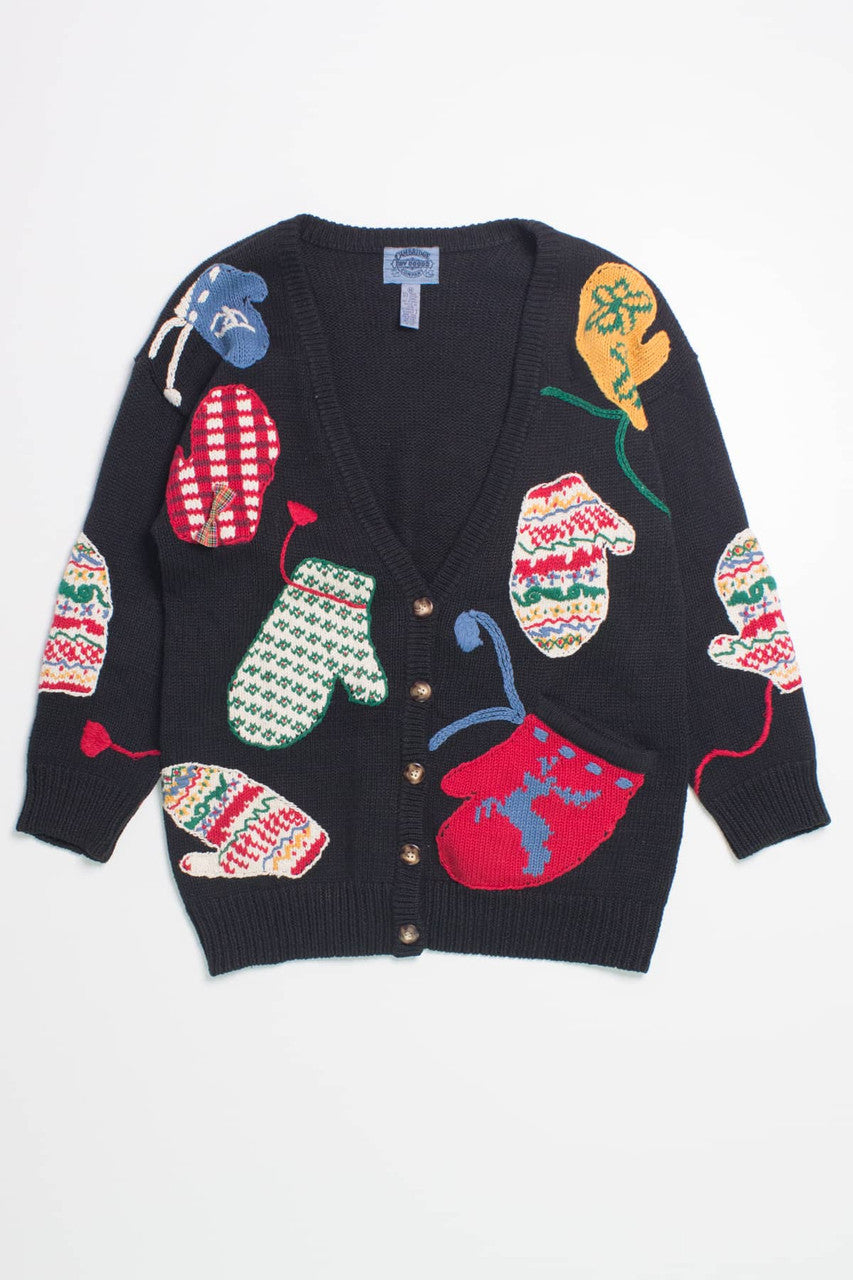 Black Ugly Christmas Cardigan 58603
