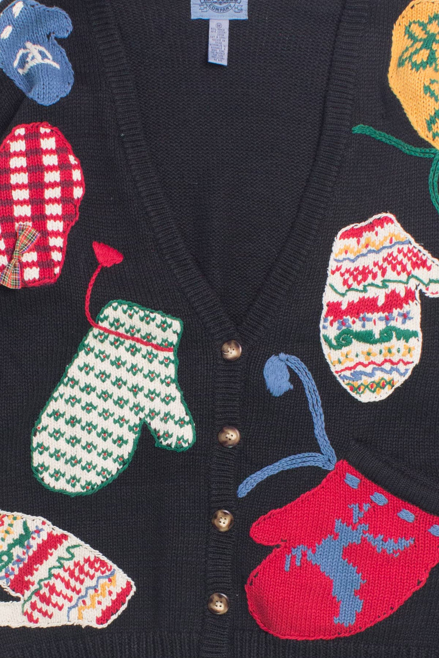 Black Ugly Christmas Cardigan 58603