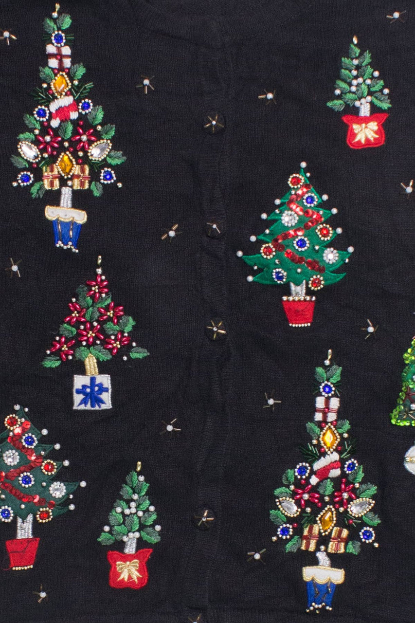 Black Ugly Christmas Cardigan 58615