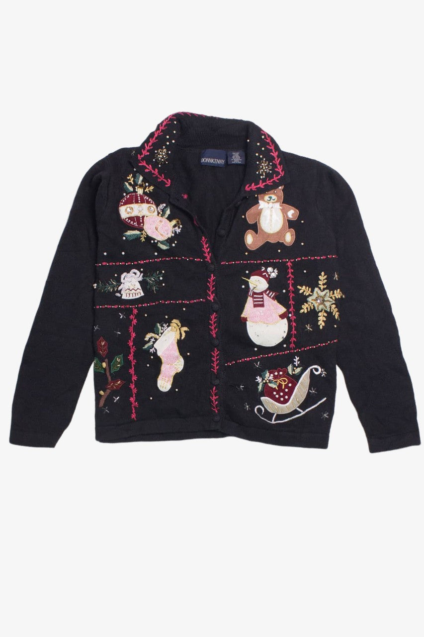 Black Ugly Christmas Cardigan 58618