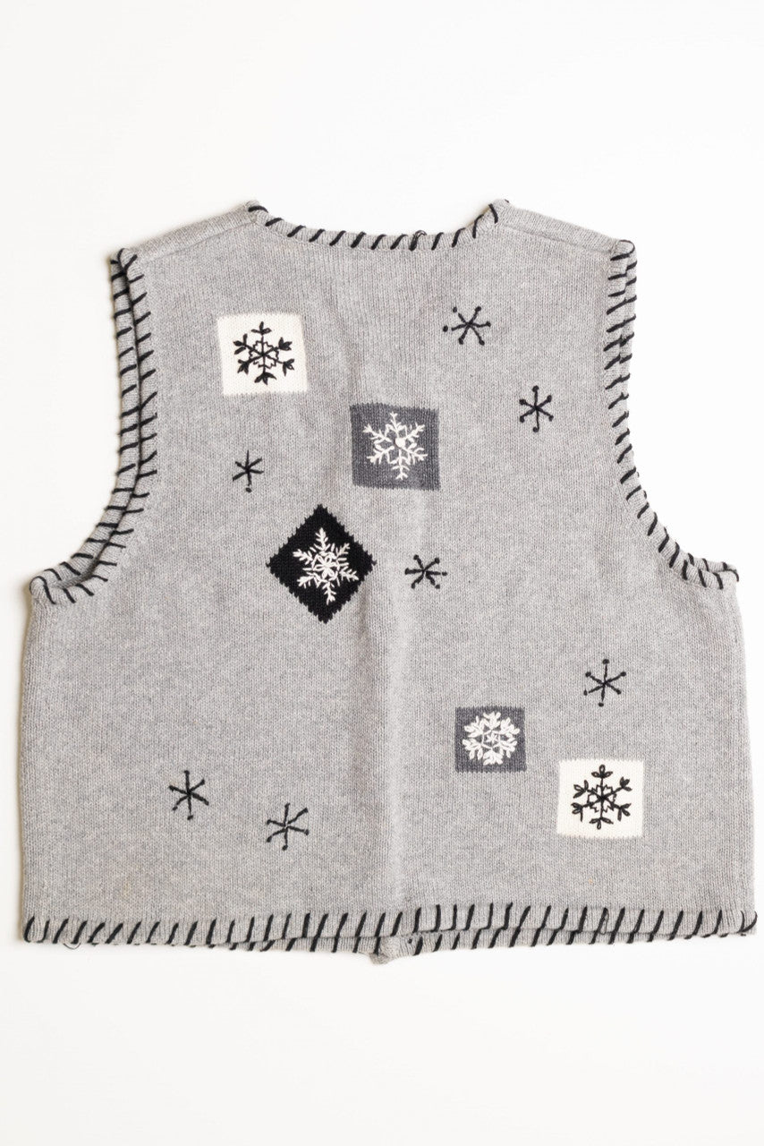Gray Ugly Christmas Vest 59008