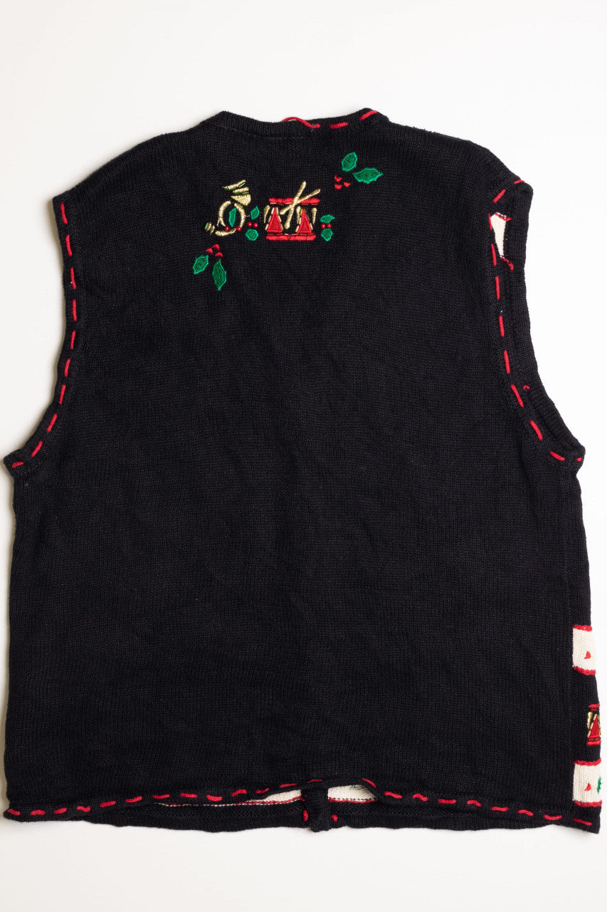 Black Ugly Christmas Vest 59044
