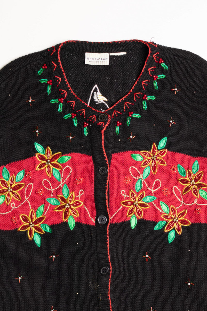Black Ugly Christmas Cardigan 59045