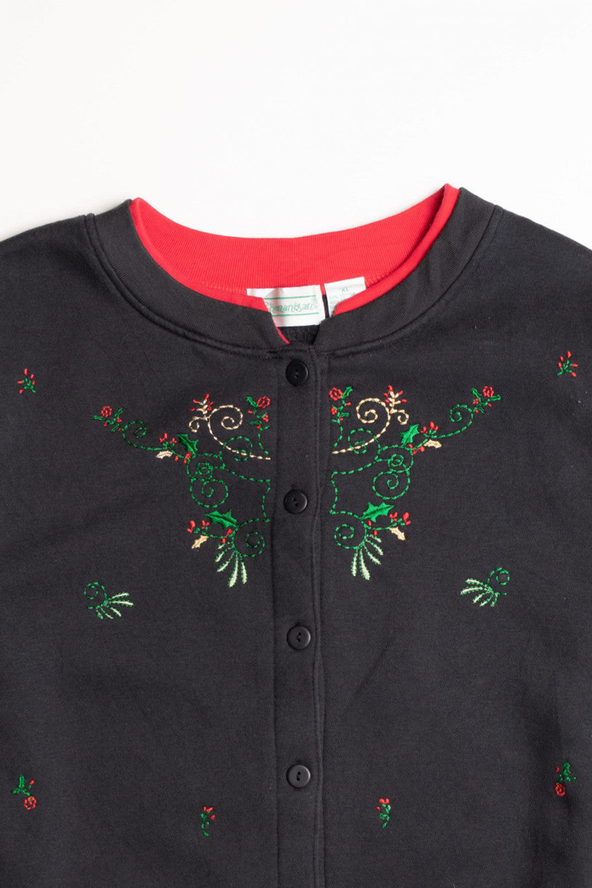 Black Ugly Christmas Cardigan 59142