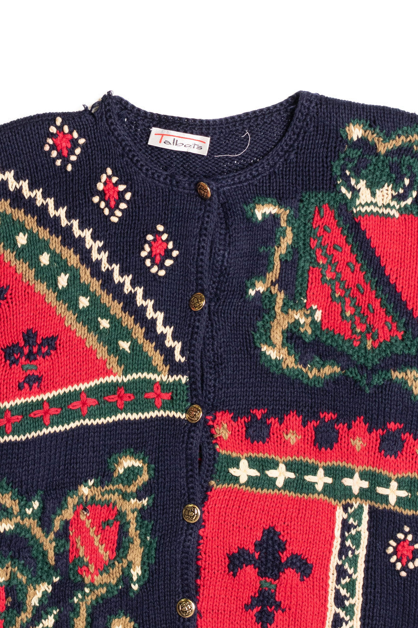 Blue Ugly Christmas Cardigan 59153
