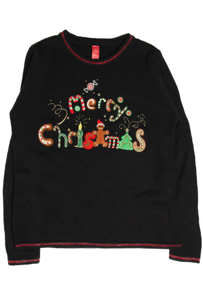 Black Ugly Christmas Pullover 59180
