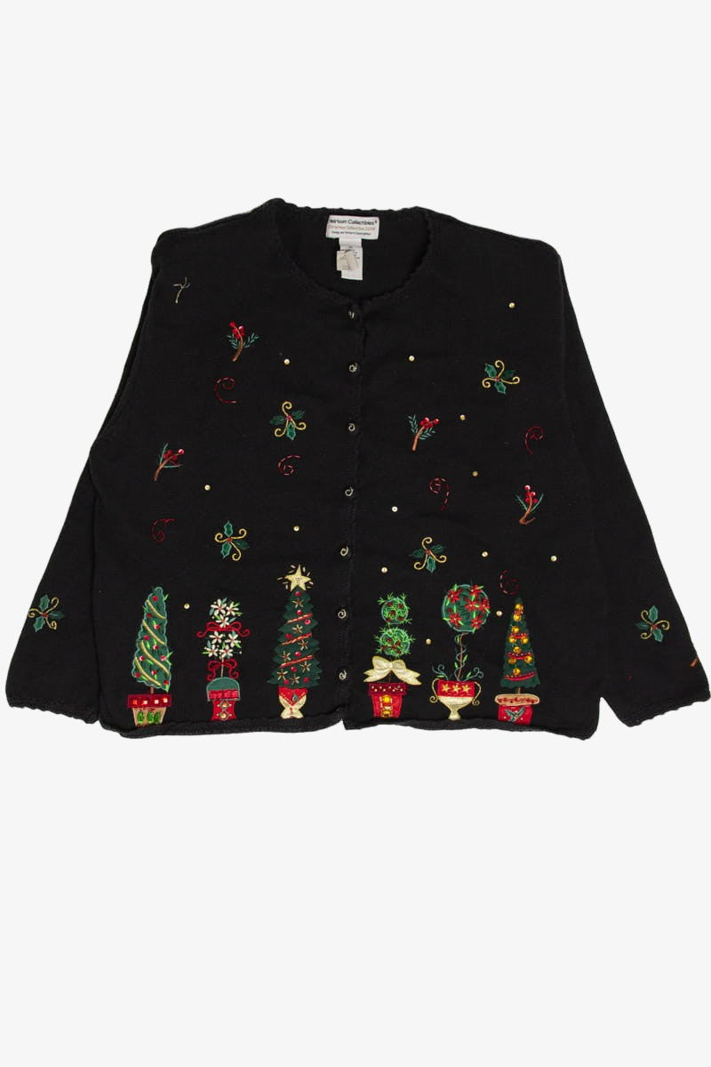 Black Ugly Christmas Cardigan 59182
