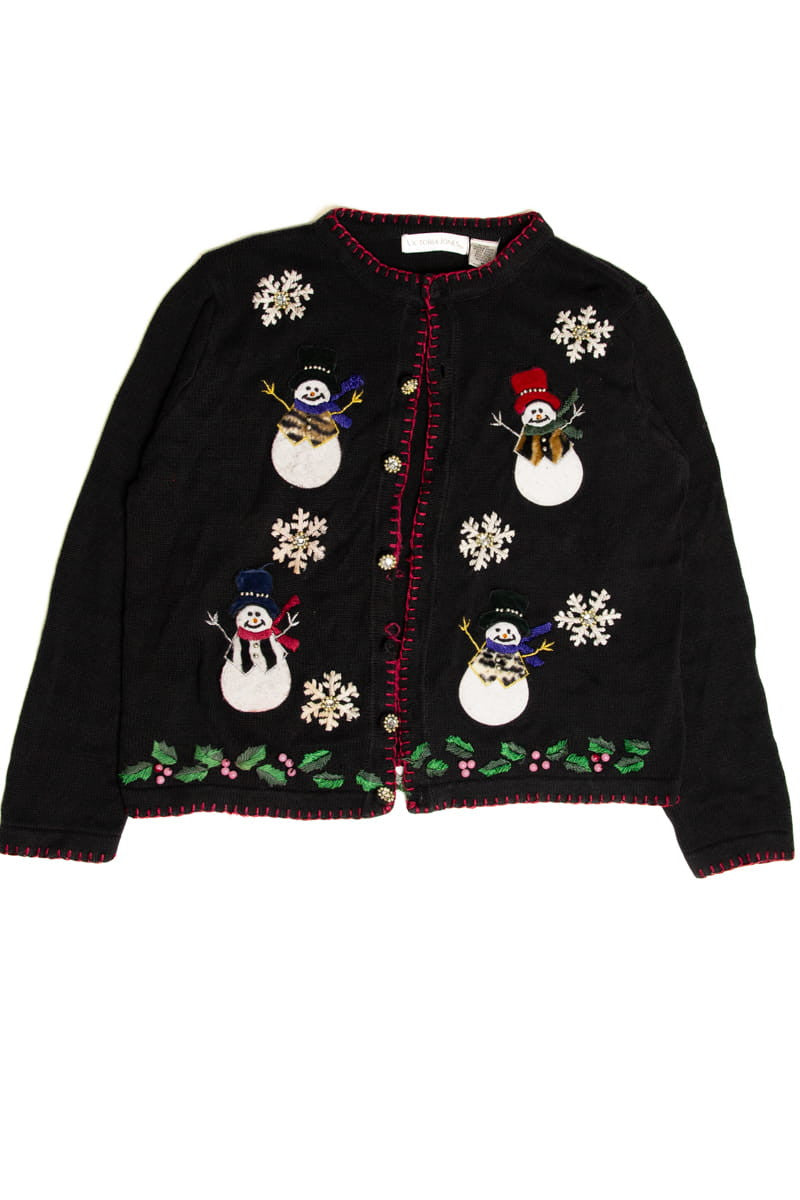 Black Ugly Christmas Cardigan 59183