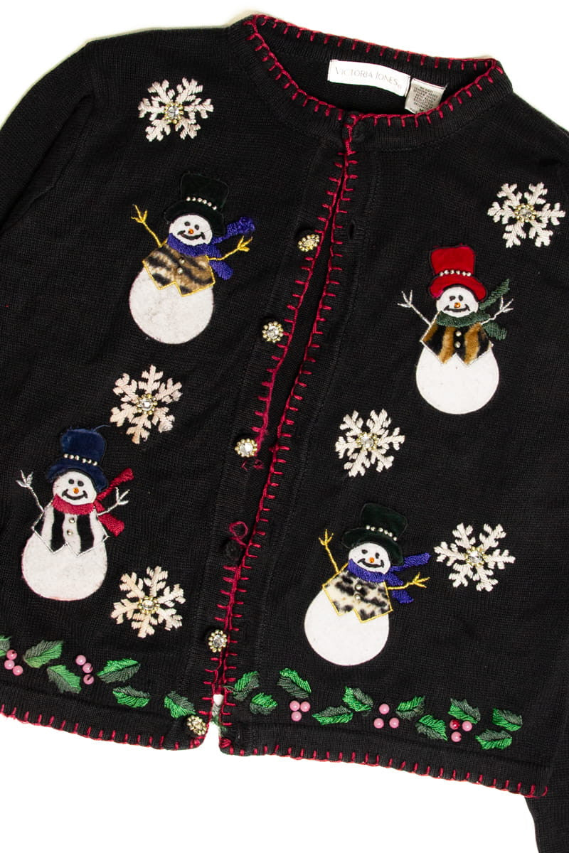 Black Ugly Christmas Cardigan 59183
