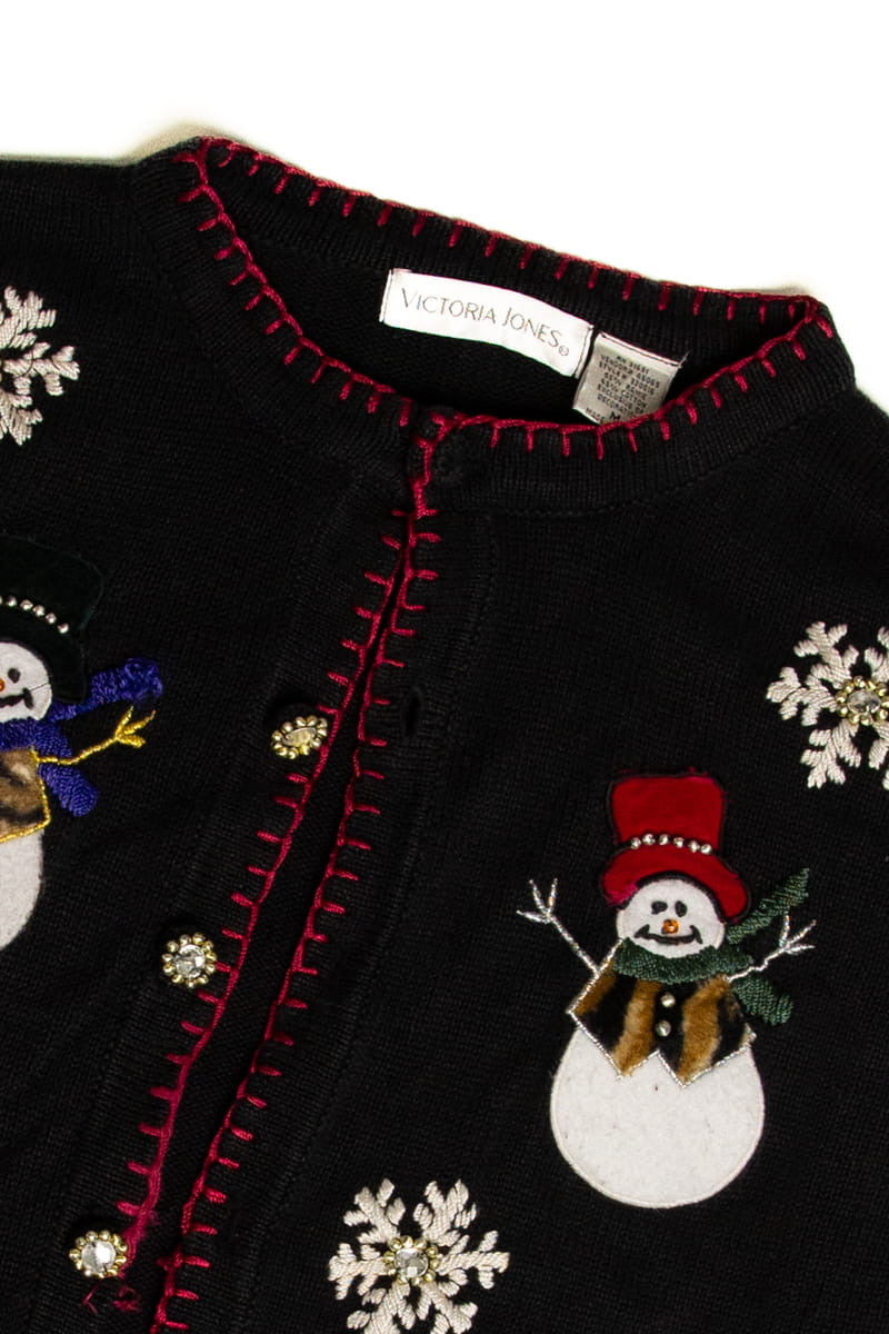 Black Ugly Christmas Cardigan 59183