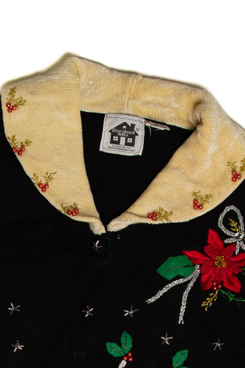 Black Ugly Christmas Cardigan 59186