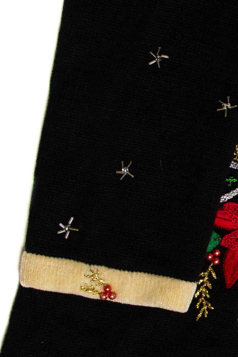 Black Ugly Christmas Cardigan 59186