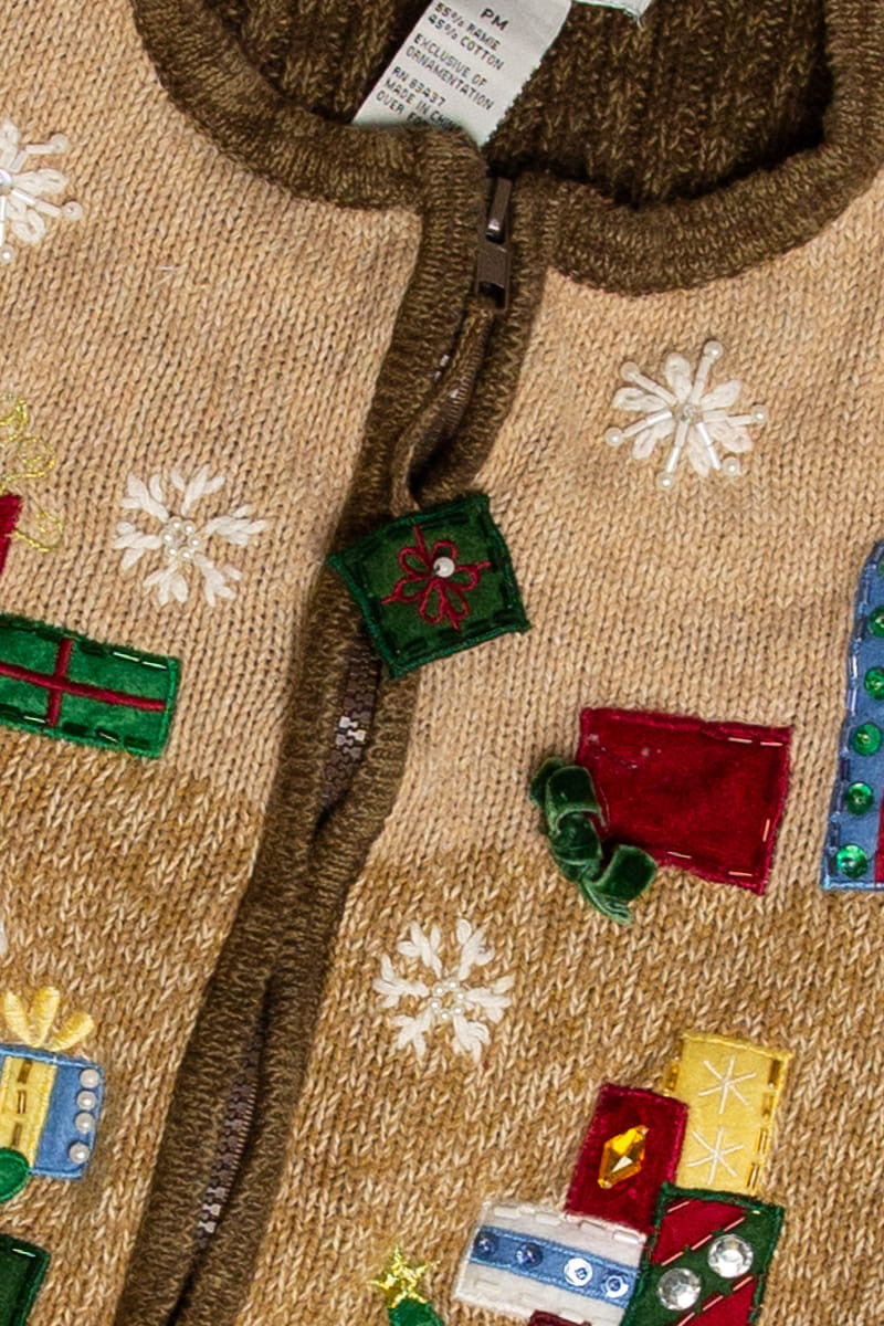 Brown Ugly Christmas Cardigan 59187