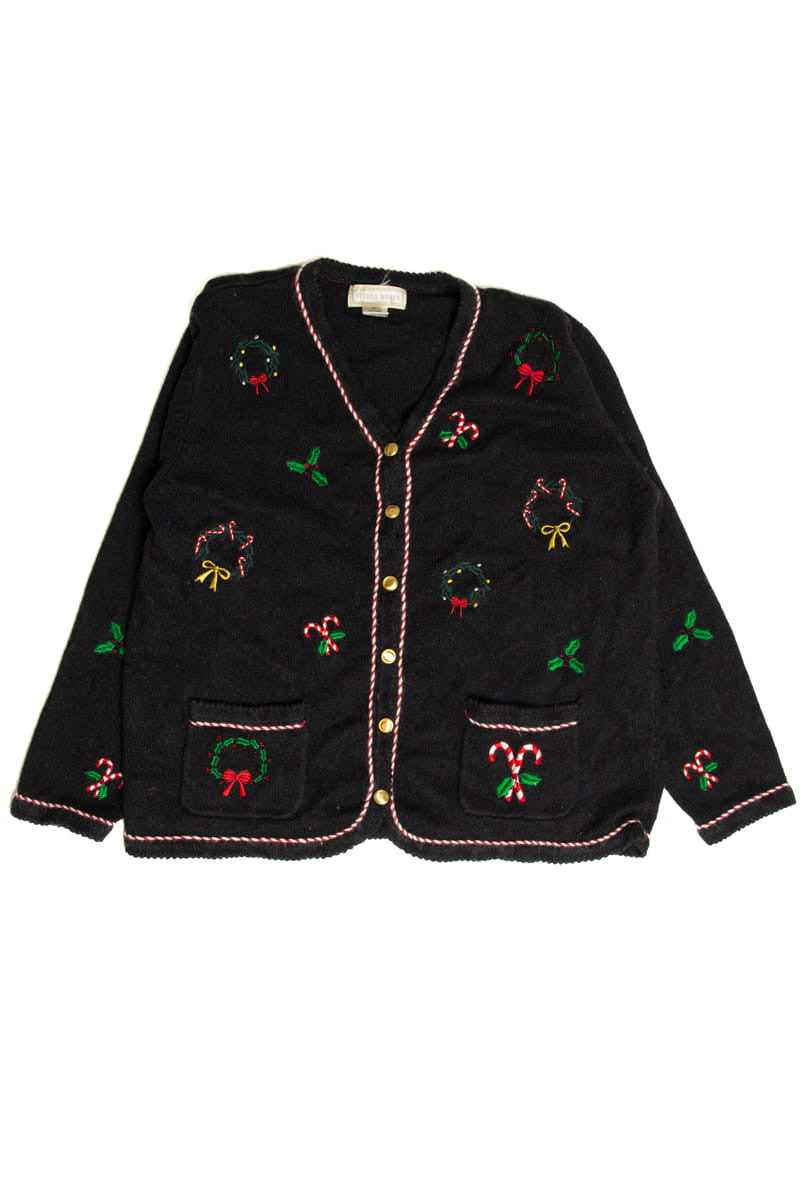 Black Ugly Christmas Cardigan 59190