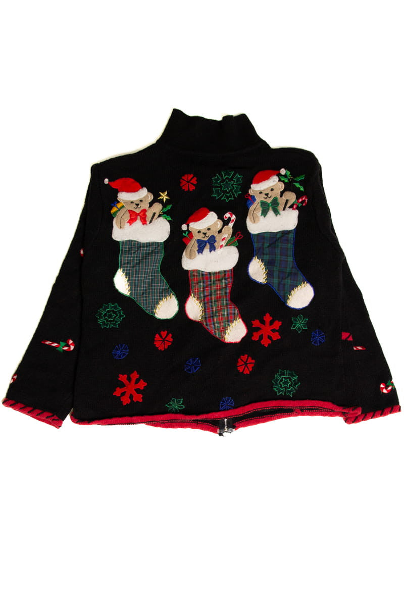 Black Ugly Christmas Cardigan 59197