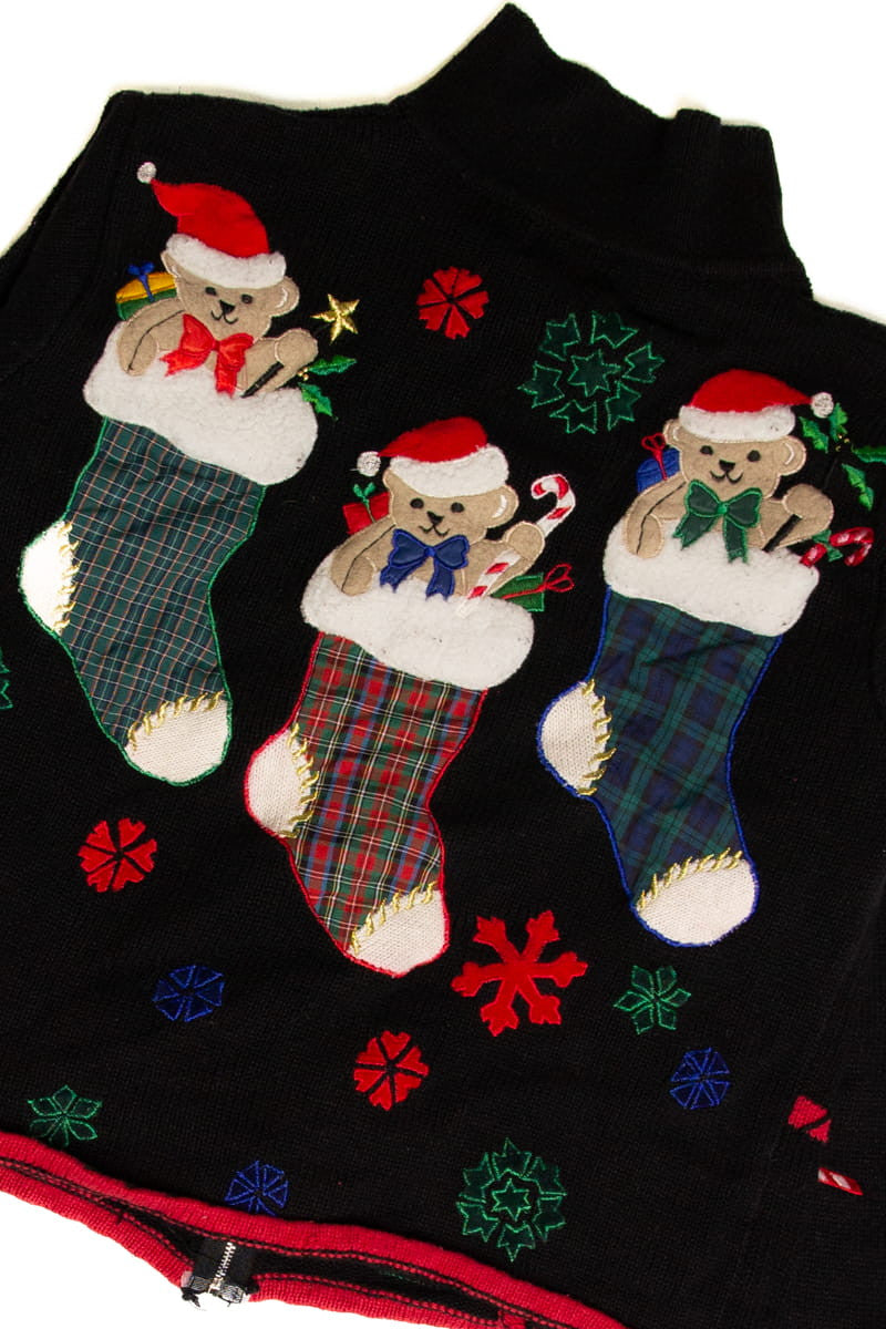 Black Ugly Christmas Cardigan 59197